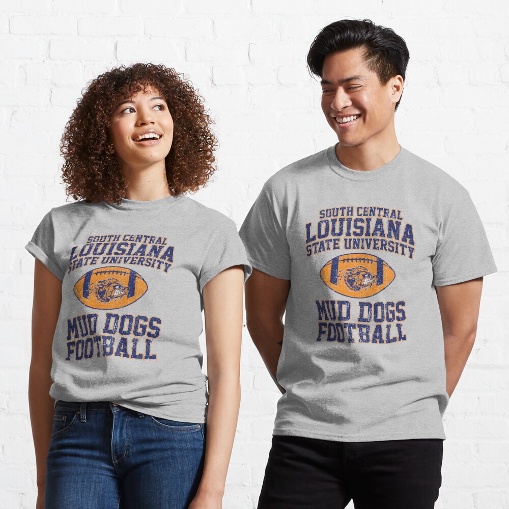 huckblade South Central Louisiana State University Mud Dogs Football (Variant) Long Sleeve T-Shirt