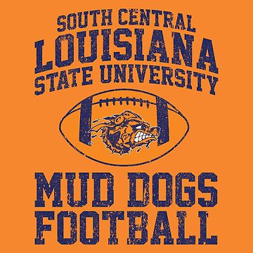 huckblade South Central Louisiana State University Mud Dogs Football (Variant) Long Sleeve T-Shirt