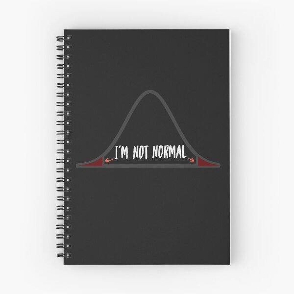 Item preview, I am not normal, normal distribution designed and sold by mstfcntrk.