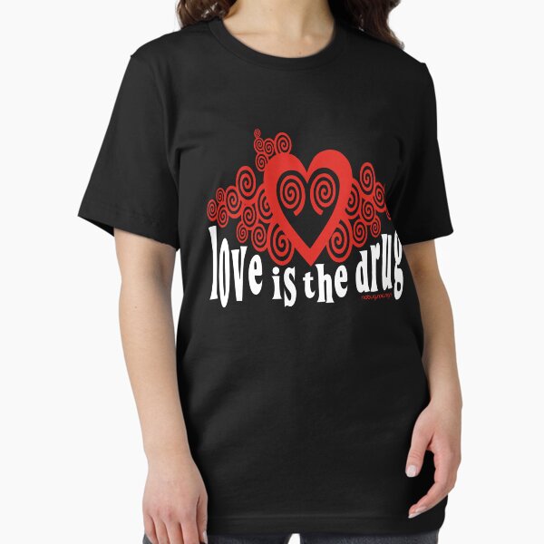 APPLIED ART FORMS LOVE IS THE DRUG Tシャツ T-shirt (LOVE IS THE DRUG) | White | Applied Art Forms CA