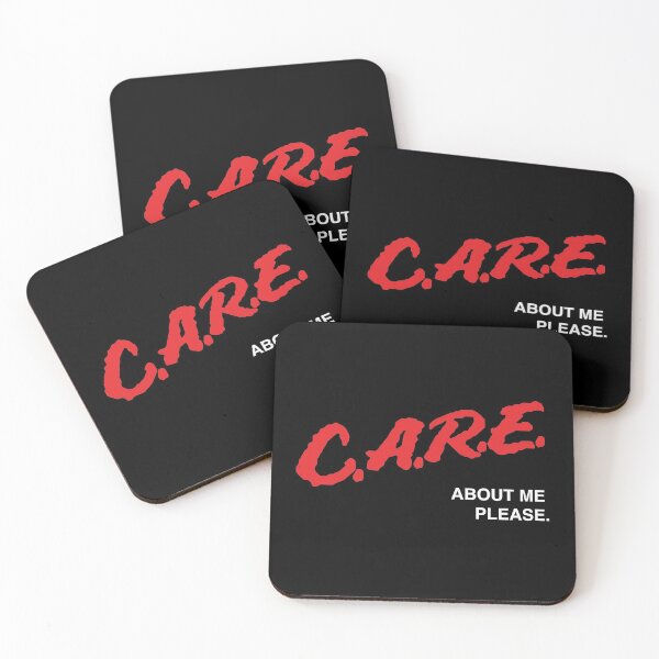 Item preview, C.A.R.E about me please (white text) designed and sold by krepes.