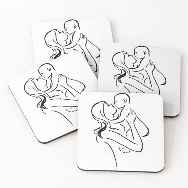 Item preview, happy mother day || mother and child continuous line drawing || happy mother day designed and sold by KARTICK DUTTA.