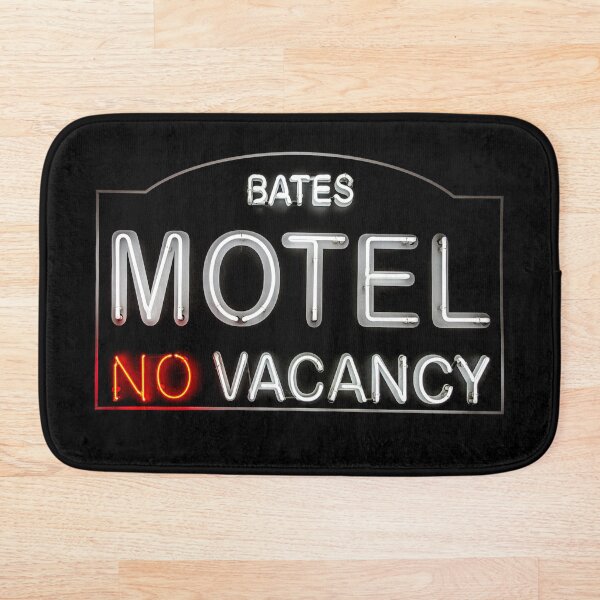 Bates Motel Sign Bath Mat