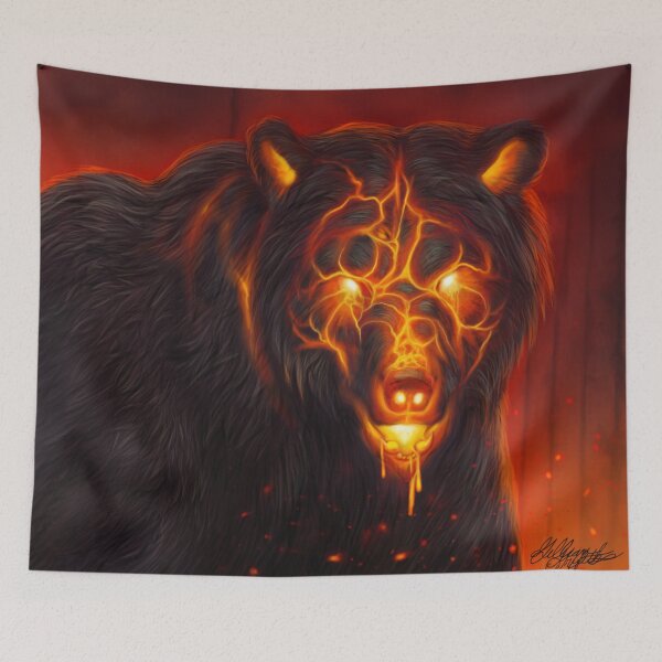 Item preview, Fire Grizzly designed and sold by artfromthegills.