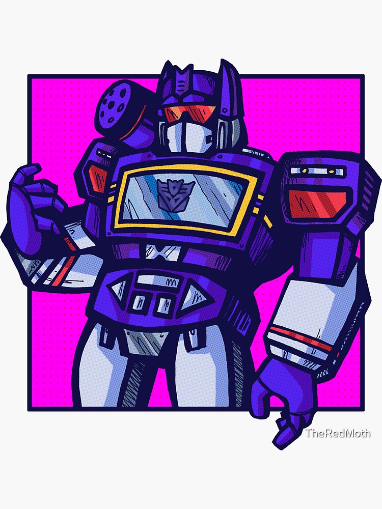 TFP Soundwave Sticker for Sale by kusachan15