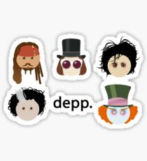 Depp. (Johnny Depp characters) Sticker