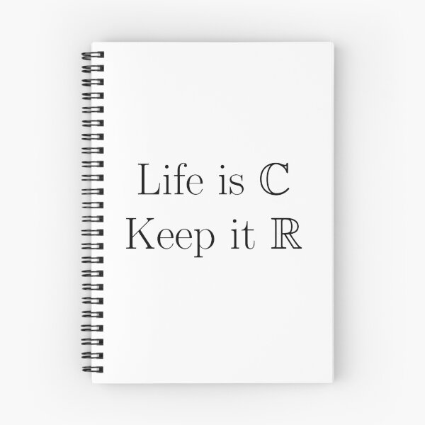 Item preview, Life is Complex Keep it Real designed and sold by MathShirts.