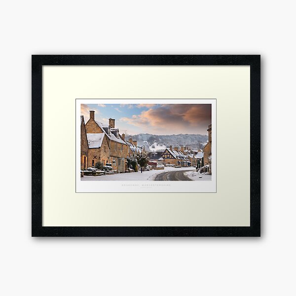 Broadway, Worcestershire Framed Art Print