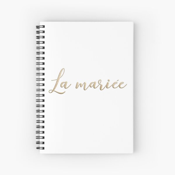 La mariée Spiral Notebook