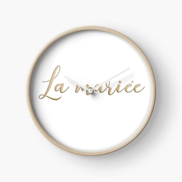 La mariée Clock