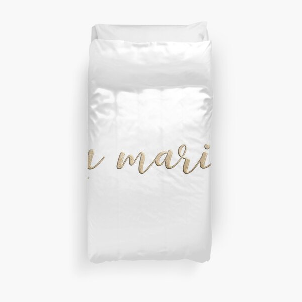 La mariée Duvet Cover