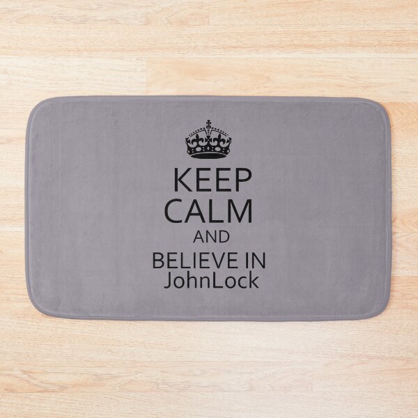Item preview, Keep Calm and Believe in JohnLock designed and sold by morigirl.