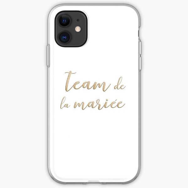 Team de la mariée iPhone Soft Case