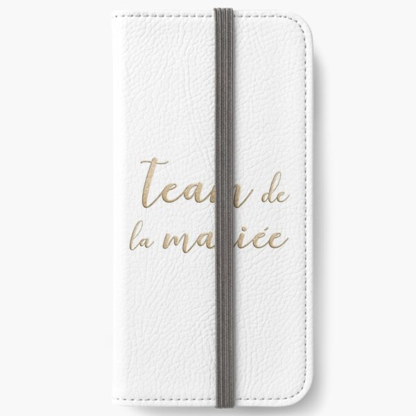 Team de la mariée iPhone Wallet