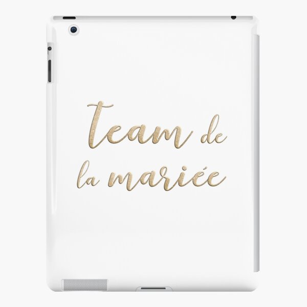 Team de la mariée iPad Snap Case