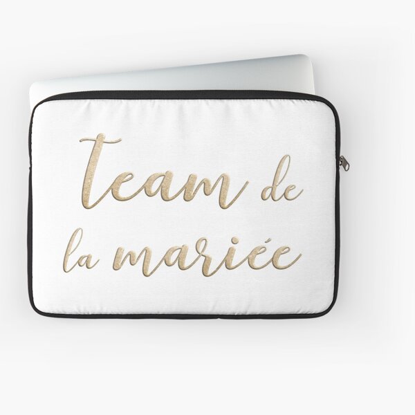 Team de la mariée Laptop Sleeve