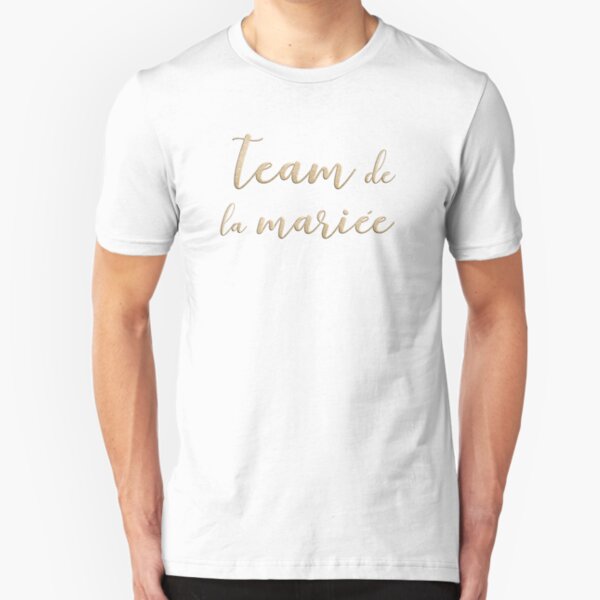 Team de la mariée Slim Fit T-Shirt
