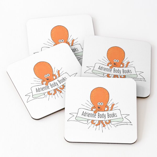 Adrienne Body Books - Kraken Coasters (Set of 4)