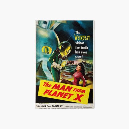 Artikel-Vorschau von Der Mann vom Planeten X Science Fiction Filmklassiker aus Hollywood, designt und verkauft von retroposters.