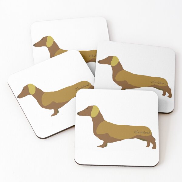 Dachshund Drink Coasters Sausage Dog Drinks Mat Sausage Dog Coaster Dog Lover Décor Home Gift