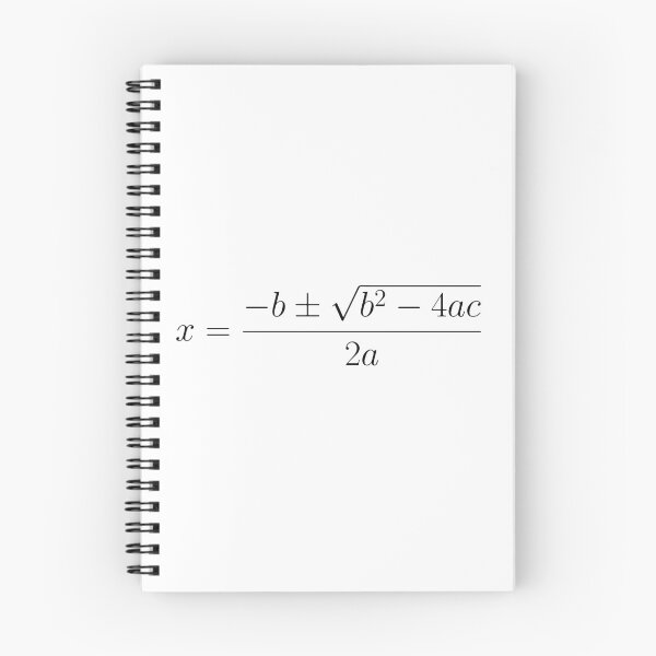 Item preview, Quadratic Formula designed and sold by MathShirts.
