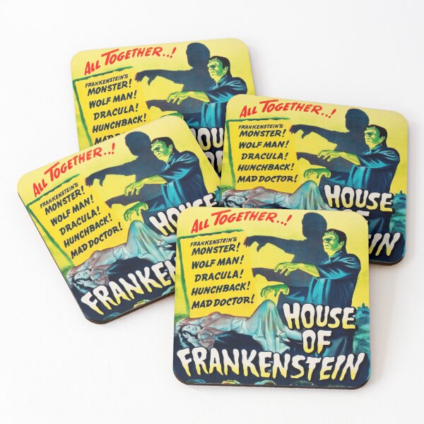 Item preview, House of Frankenstein B Horror Film Poster Vintage Movie designed and sold by retroposters.