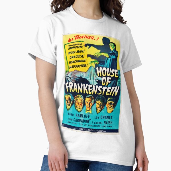 Item preview, House of Frankenstein B Horror Film Poster Vintage Movie designed and sold by retroposters.