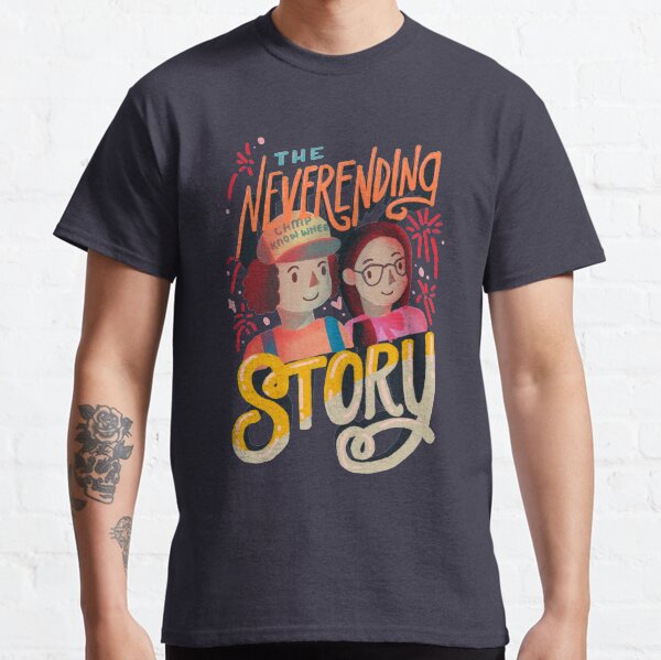 Stranger Things The Neverending Story by Dusty Bun and Suzy Poo Classic T-Shirt