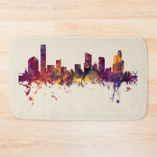 Item preview, Grand Rapids Michigan Skyline designed and sold by ArtPrints.