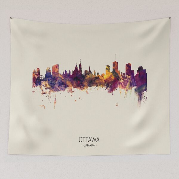 Item preview, Ottawa Canada Skyline designed and sold by ArtPrints.