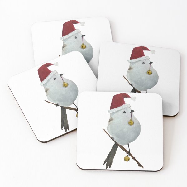Item preview, Bird with a cute santa hat and bells designed and sold by Corryn9.