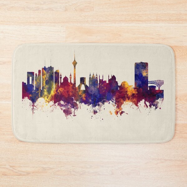 Item preview, Tehran Iran Skyline designed and sold by ArtPrints.