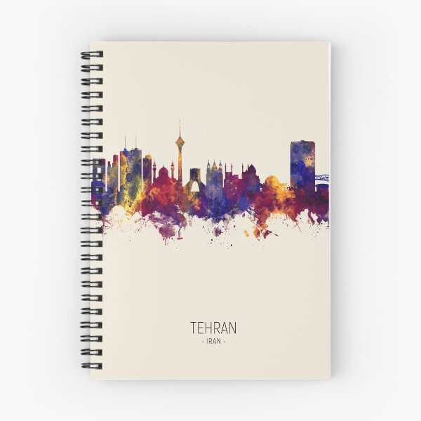 Item preview, Tehran Iran Skyline designed and sold by ArtPrints.
