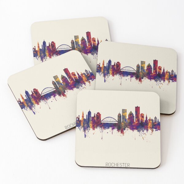 Artikelvorschau, Rochester New York Skyline entworfen und verkauft von ArtPrints.