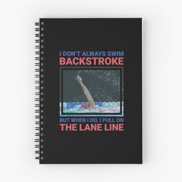 Item preview, I don't always swim backstroke funny swimming design. designed and sold by blive.