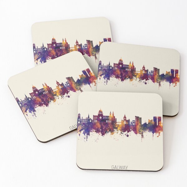 Item preview, Galway Ireland Skyline designed and sold by ArtPrints.
