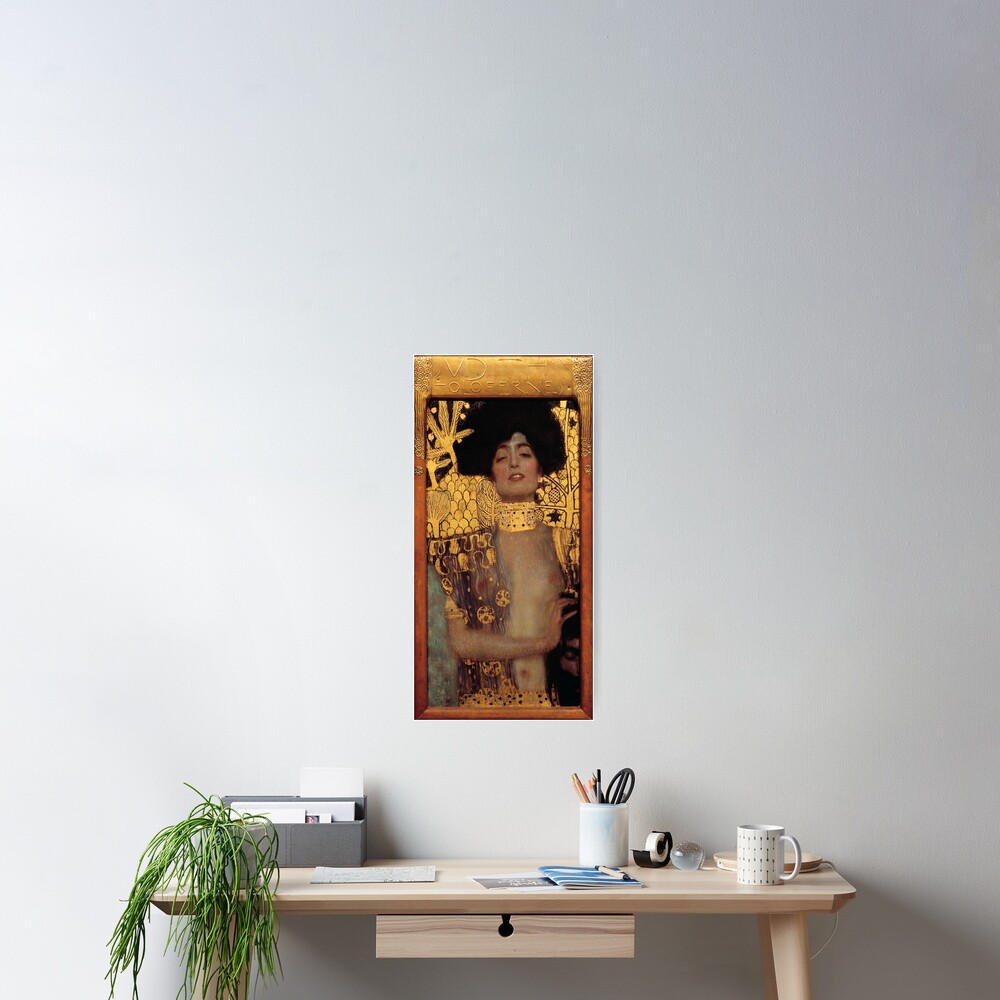 Judith and the Head of Holofernes (also known as Judith I) is an oil painting by Gustav Klimt created in 1901. It depicts the biblical character of Judith Poster