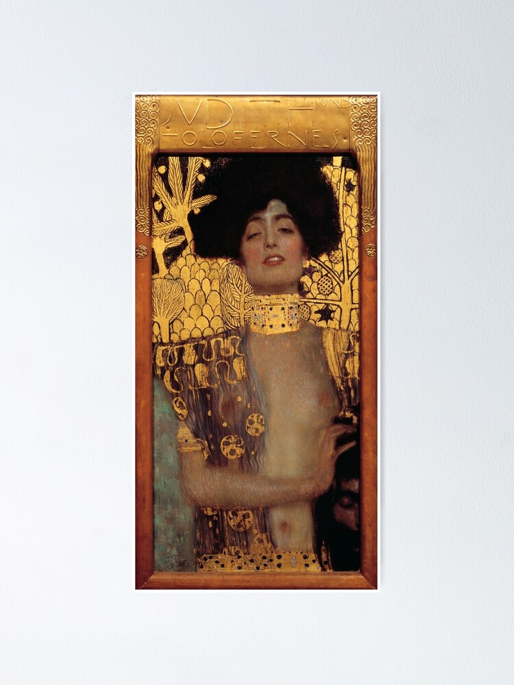 Alternate view of Judith and the Head of Holofernes (also known as Judith I) is an oil painting by Gustav Klimt created in 1901. It depicts the biblical character of Judith Poster