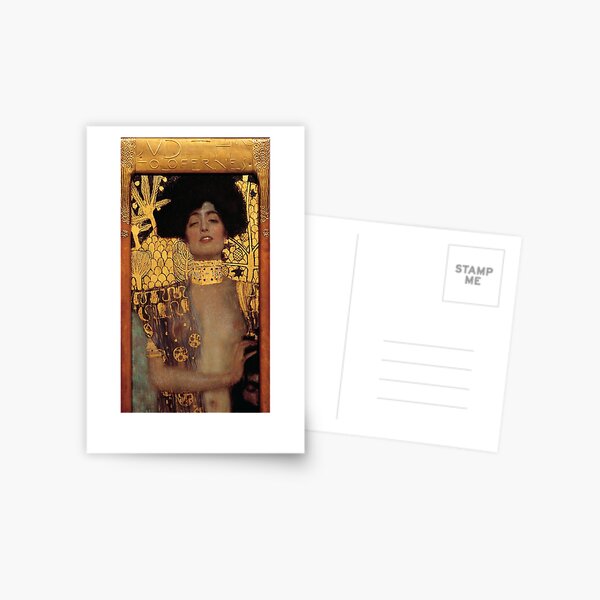 Judith and the Head of Holofernes (also known as Judith I) is an oil painting by Gustav Klimt created in 1901. It depicts the biblical character of Judith Postcard