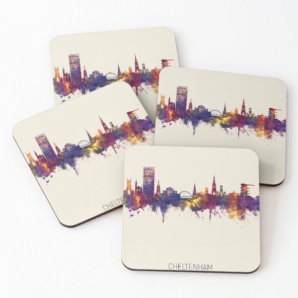 Item preview, Cheltenham England Skyline designed and sold by ArtPrints.