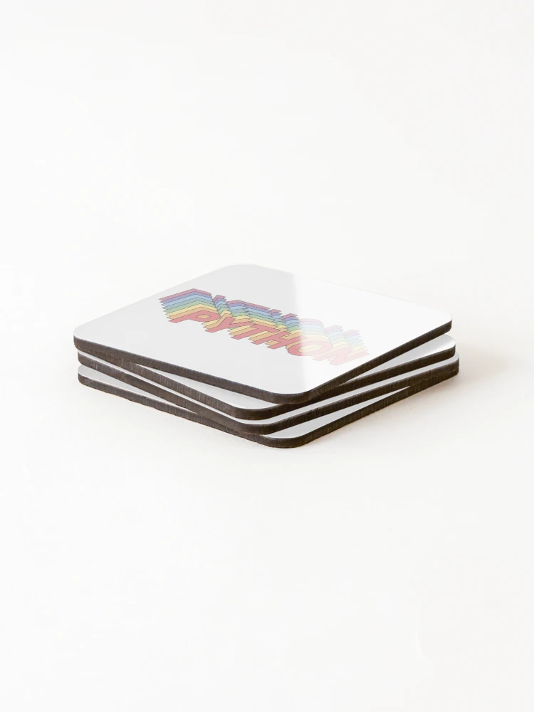 Thumbnail 4 of 5, Coasters (Set of 4), python designed and sold by FunnyGrief.