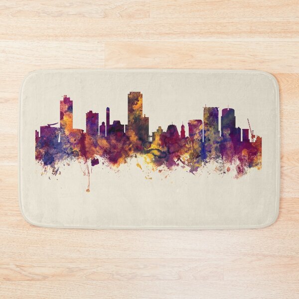 Item preview, Wellington New Zealand Skyline designed and sold by ArtPrints.
