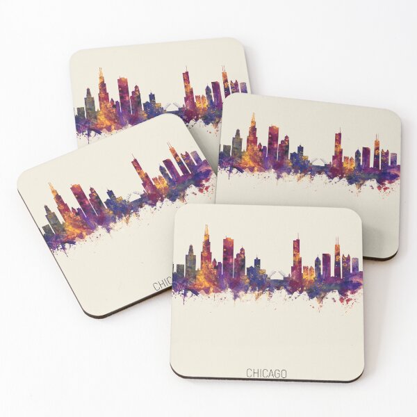 Item preview, Chicago Illinois Skyline designed and sold by ArtPrints.