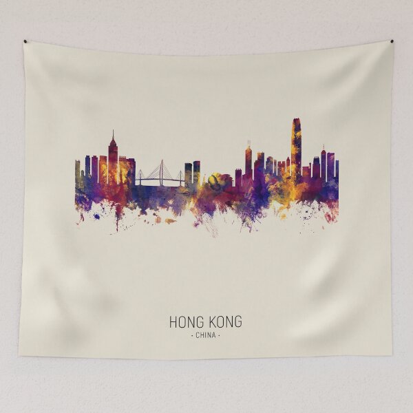 Artikelvorschau, Hong Kong Skyline entworfen und verkauft von ArtPrints.