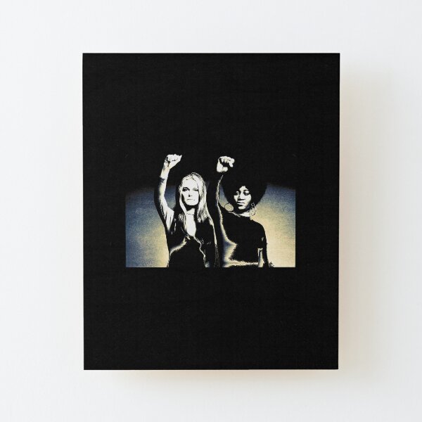 Gloria Steinem and Dorothy Pitman-Hughes, 1972 Wood Mounted Print