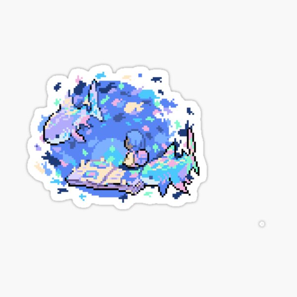 Aquarium scrapbook Sticker