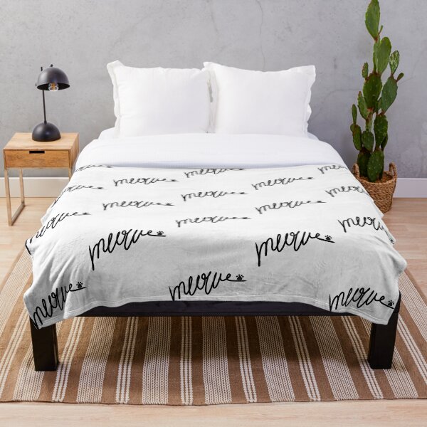 Plaids Sur Le Theme Amoureux Des Chats Redbubble
