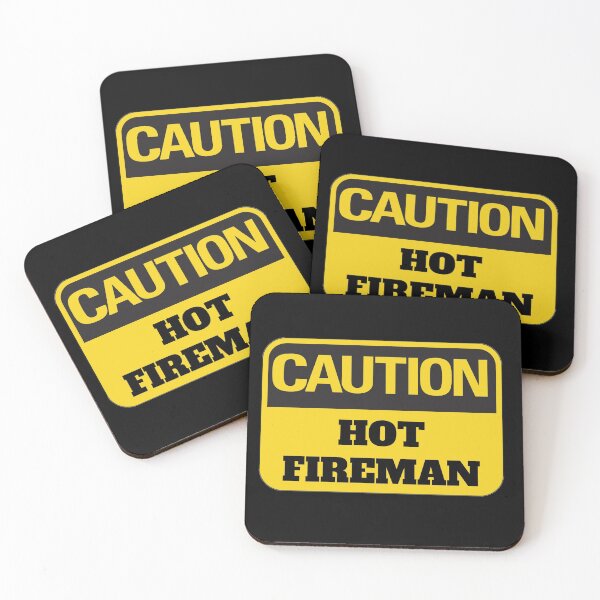 Item preview, Caution Hot fireman! designed and sold by WeMadeOurWorld.