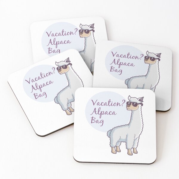 Item preview, Funny Alpaca Vacation designed and sold by Rott515.