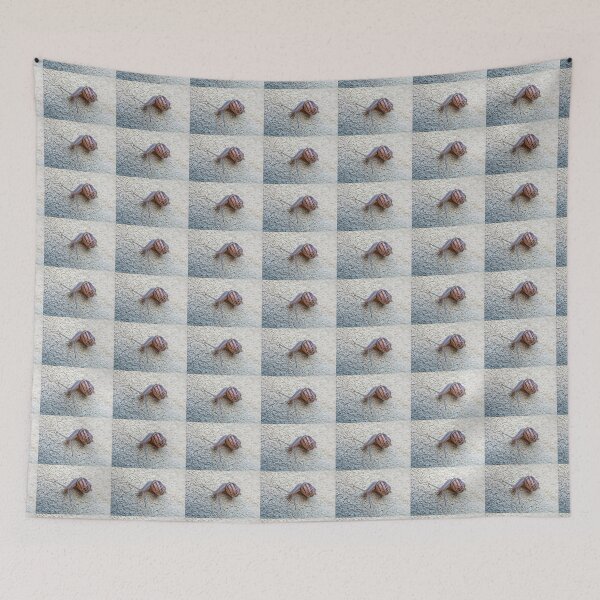 Item preview, Closeup snail on the wall portrait designed and sold by yurix.